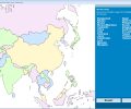East Asia Interactive Map Quiz Software Screenshot 0