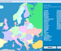 Europe Interactive Map Quiz Software Screenshot 0