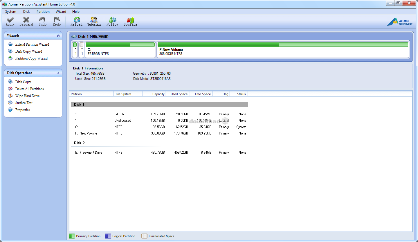Download PAssist_Std.exe Free - AOMEI Partition Assistant ...