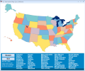 US Interactive Map Quiz Software Screenshot 0