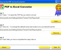 Easy-to-Use PDF to Excel Converter Screenshot 0