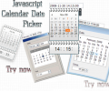 Javascript Calendar Date Picker Screenshot 0