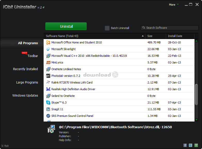 uninstaller iobit dll exe antivirus download3k