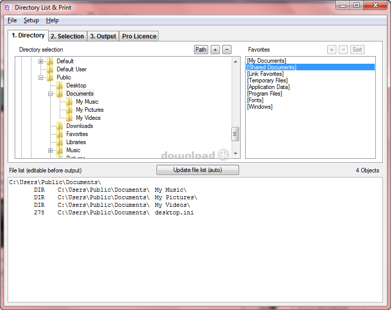Directory List & Print Pro 4.42 (DirectoryListPrintEN.zip) Windows ...