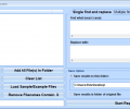 Find and Replace In All Files In Batch Software Screenshot 0