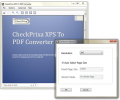 CheckPrixa XPS To PDF Converter Screenshot 0