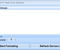 Format USB Or Flash Drive Software Screenshot 0