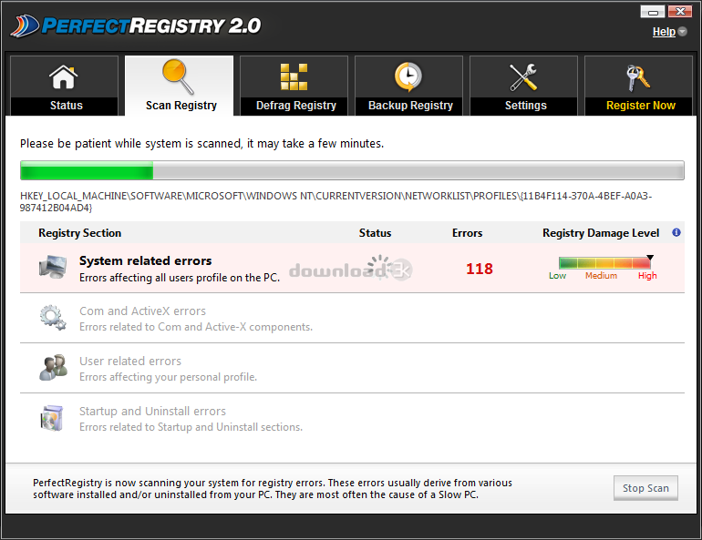 Download prsetup.exe Free trial - PerfectRegistry 2.0.0 