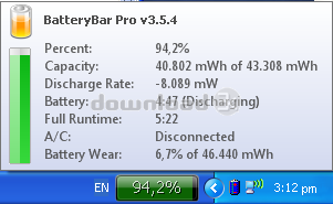 batterybar pro with floating toolbar