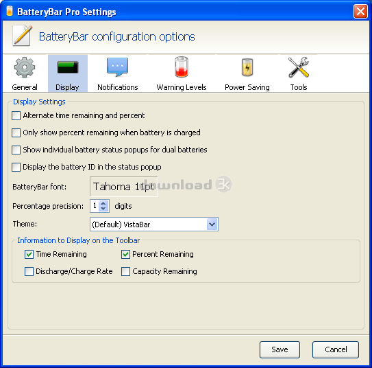 BatteryBar 3.6.5 (BatteryBarSetup-3.6.5.exe) Windows Download and Review
