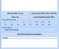 Extract Phone Numbers From Web Sites Software Screenshot 0