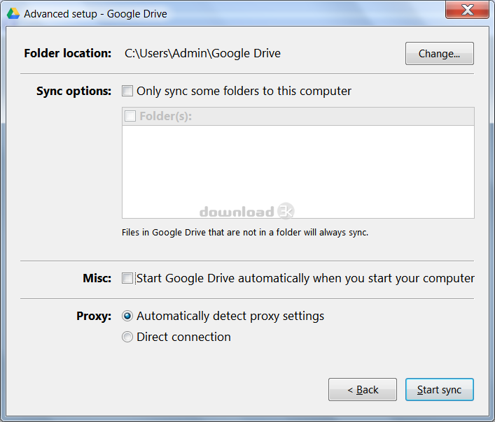 Download GoogleDriveSetup.exe Free - Google Drive 50.0.11.0 install file