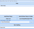 OpenOffice Writer ODT Split Files Software Screenshot 0