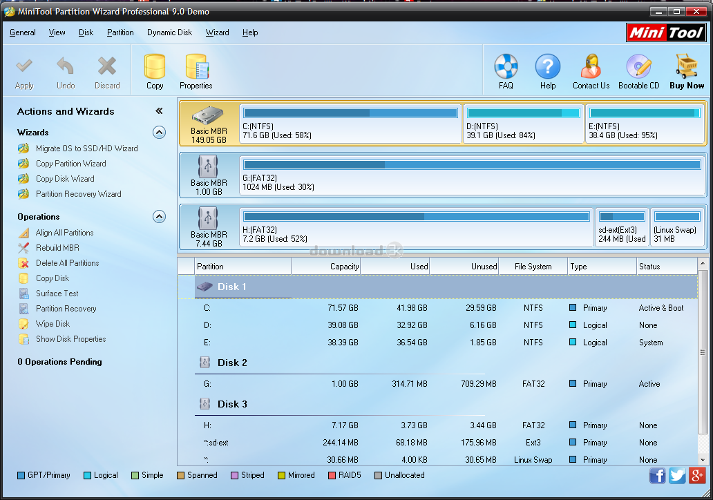 minitool partition wizard pro 10.2.3