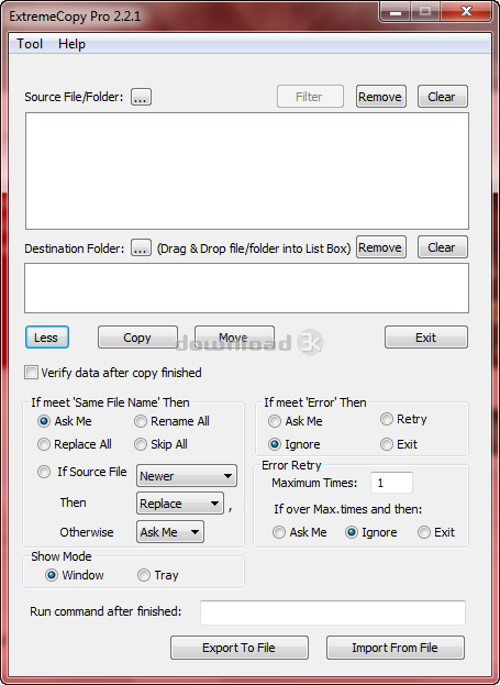 ExtremeCopy Pro 2.3.4 (ExtremeCopy-2.3.4-pro-32bits.zip) Windows ...