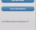 Name Remember Lite Screenshot 0