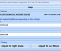 Automatically Adjust Screen Brightness By Time Of Day Software Screenshot 0
