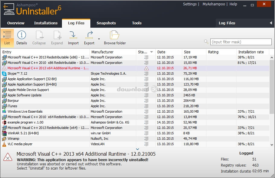Download itools4_setup_4418.exe Free trial - iTools 4.4.1 ... Download ashampoo_uninstaller_7_7.00.10_sm.exe Free trial ...