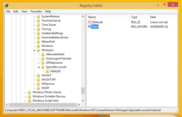 4 full How to hide or unhide user accounts from the Windows 81 login screen 4 full How to hide or unhide user accounts from the Windows 81 login screen
