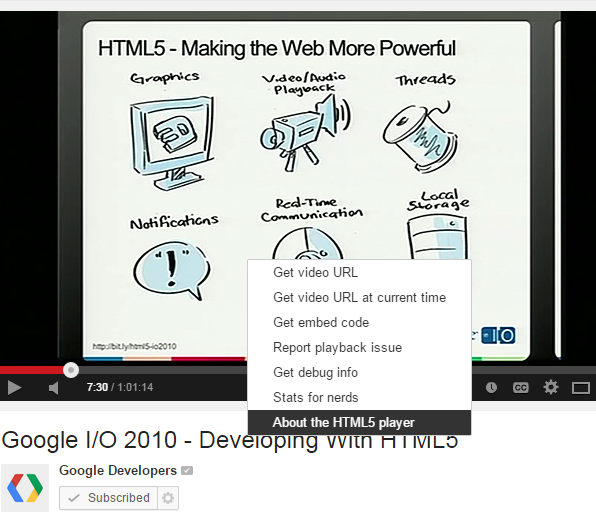 2 full YouTubes HTML5 Player becomes the default instead of Flash 2 full YouTubes HTML5 Player becomes the default instead of Flash
