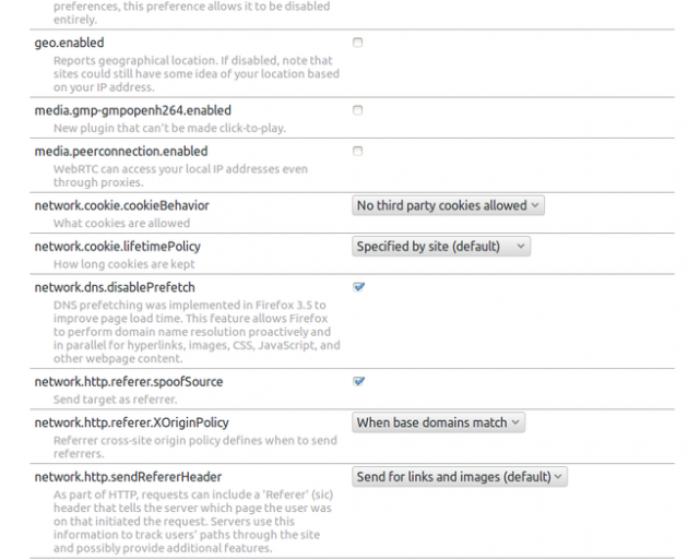 3 large Tinfoil for Firefox adds access to advanced privacy settings 3 large Tinfoil for Firefox adds access to advanced privacy settings