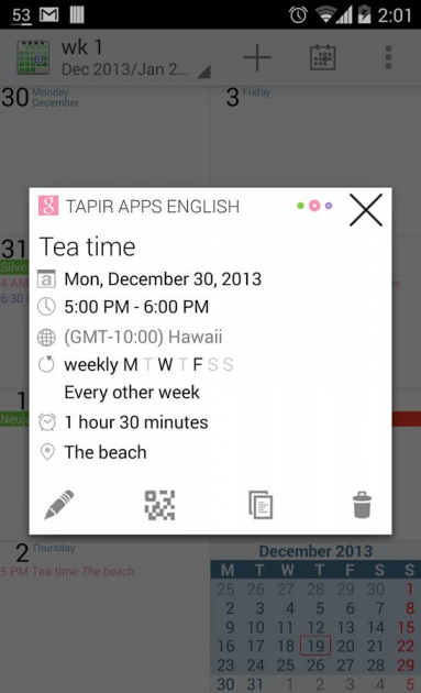 4 large aCalendar Android Review 4 large aCalendar Android Review
