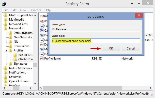 5 full How to change a networks name in Windows 8 or 10 5 full How to change a networks name in Windows 8 or 10