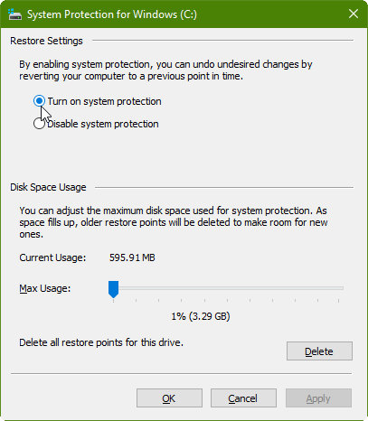 3 full How to Create a System Restore Point in Windows 10 3 full How to Create a System Restore Point in Windows 10