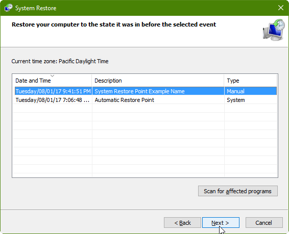 8 full How to Create a System Restore Point in Windows 10 8 full How to Create a System Restore Point in Windows 10