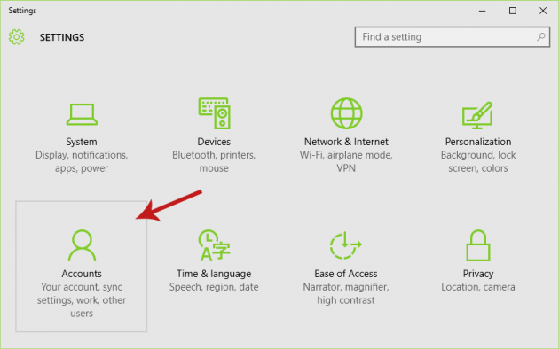 Turning On “Assigned Access” in Windows 10 Screenshot 4