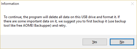Creating a Windows To Go USB Drive for Windows 10 Home/Pro with AOMEI Partition Assistant Screenshot 5