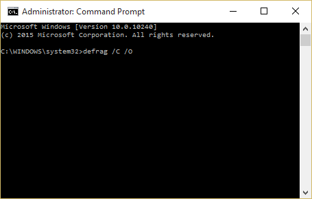 Method 2 - Optimize Disks Using the Command Prompt Screenshot 3