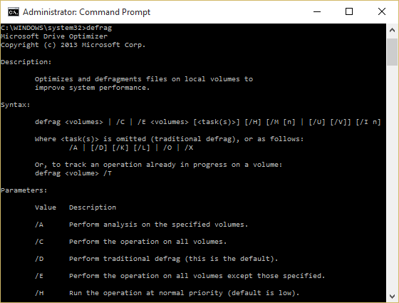 Method 2 - Optimize Disks Using the Command Prompt Screenshot 4