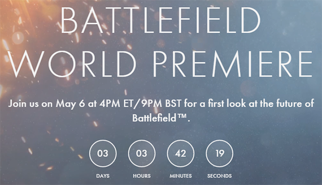 Battlefield 5 countdown