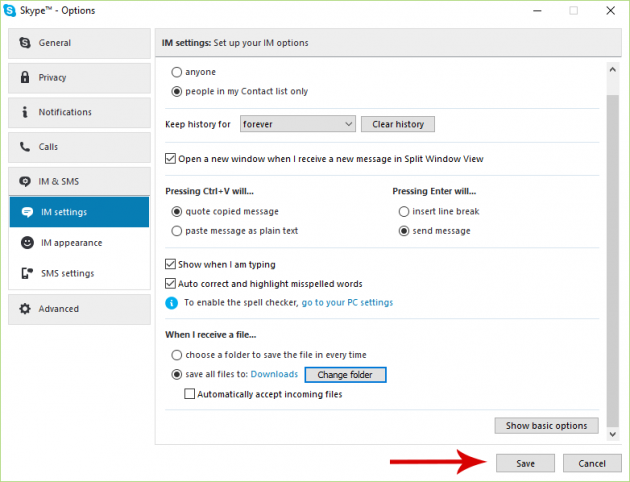 4 large How to Change the Default Destination for Files You Receive in Skype 4 large How to Change the Default Destination for Files You Receive in Skype