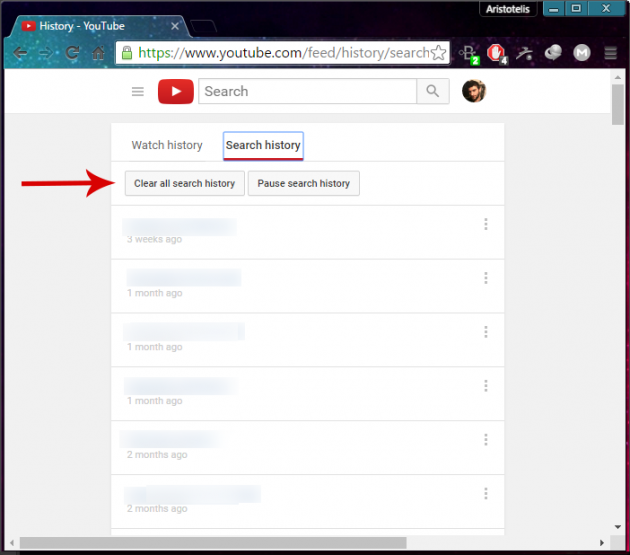 4 large How To Clear Your YouTube Search History 4 large How To Clear Your YouTube Search History