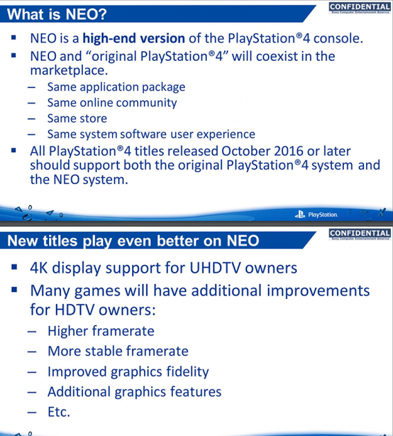 2 large PS4 Neo Internal Documents Leaked 2 large PS4 Neo Internal Documents Leaked