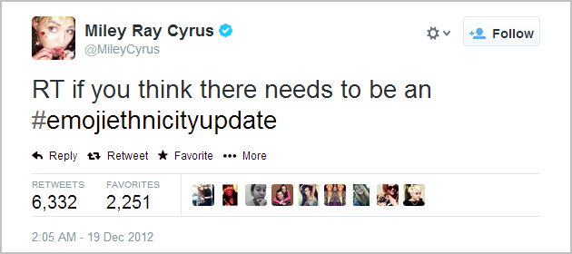 Apple Introduces Multicultural Emoji Characters After Previous Twitter Outrage From Miley Cyrus