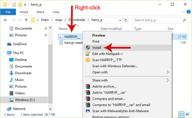 5 large Installing Fonts in Windows Plus Various Movie Fonts Included 5 large Installing Fonts in Windows Plus Various Movie Fonts Included