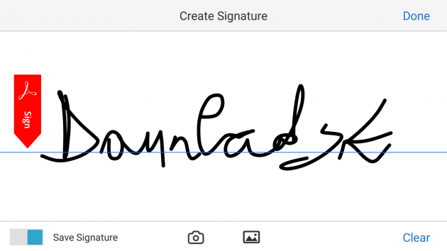 7 large How to add your signature on a PDF document using only your Android phone