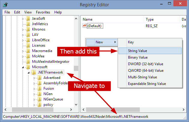 1 full Fixing Please set registry key HKLM Software Microsoft NETFramework InstallRoot to point to the NET Framework install location error on a 64bit Windows PC 1 full Fixing Please set registry key HKLM Software Microsoft NETFramework InstallRoot to point to the NET Framework install location error on a 64bit Windows PC