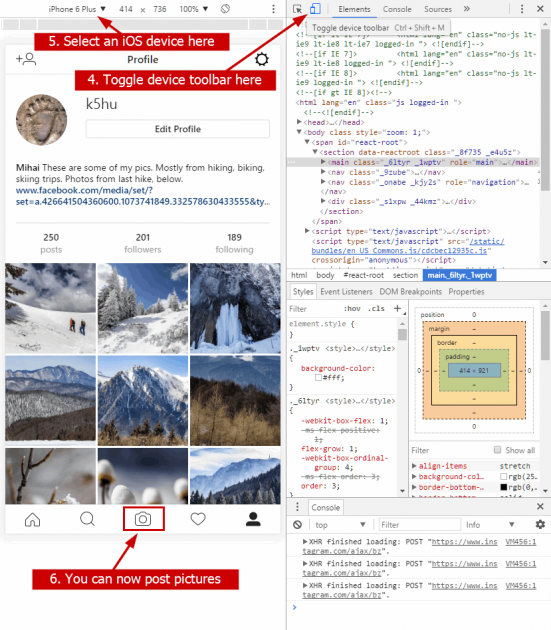 1 large How to post photos to Instagram from desktop using only Chrome on Windows Mac Linux 1 large How to post photos to Instagram from desktop using only Chrome on Windows Mac Linux