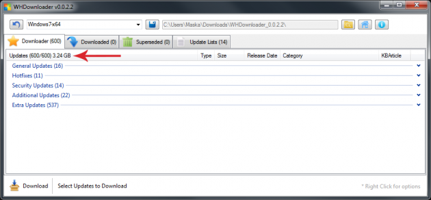 8 large How To Download And Install Updates Manually In Windows 7 8 10 Using WHDownloader