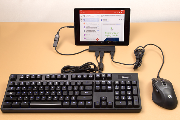 4 full How To Connect A Keyboard Mouse or USB Flash Drive To Your Android Smartphone Or Tablet