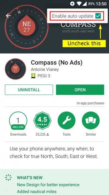 3 medium How to stop individual Android apps from autoupdating and how to install older versions of them 3 medium How to stop individual Android apps from autoupdating and how to install older versions of them