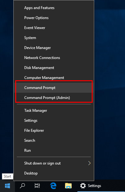 2 full Add Command Prompt back to Windows 10 WinX Power User menu 2 full Add Command Prompt back to Windows 10 WinX Power User menu
