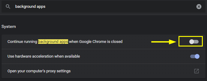 1 large How to Remove New background app added Notification when starting Google Chrome in Windows 10 1 large How to Remove New background app added Notification when starting Google Chrome in Windows 10