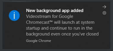 2 full How to Remove New background app added Notification when starting Google Chrome in Windows 10 2 full How to Remove New background app added Notification when starting Google Chrome in Windows 10