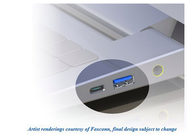 1 full New USB TypeC Cable is Reversible with Smaller Ports that Are Identical on Both Sides 1 full New USB TypeC Cable is Reversible with Smaller Ports that Are Identical on Both Sides