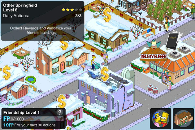 The SImpsons: Tapped Out Screenshot 1